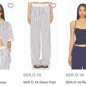 SER.O.YA Dixon Striped Pants